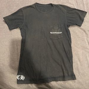 Chrome Hearts T Shirt Men's Black and Silver